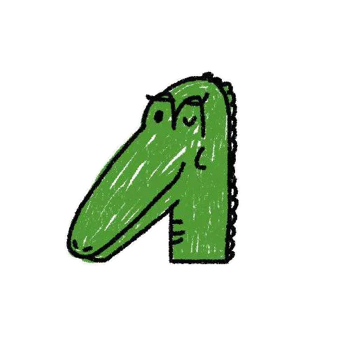 Telegram stickers Крокодил