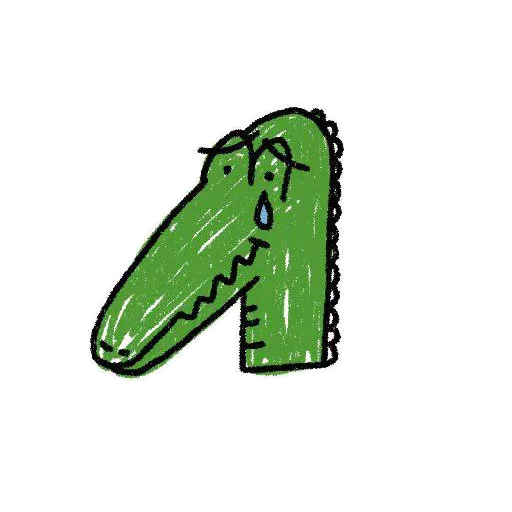 Крокодил sticker 😒