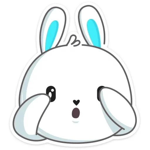 Стикер Telegram «Кролик Гоша» 🧐