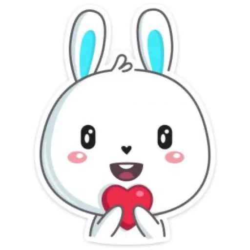 Telegram Sticker «Кролик Гоша» 🥰