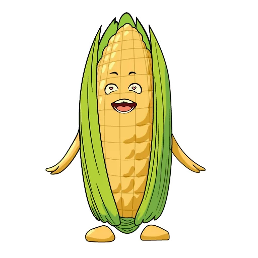 Telegram stiker «Кукуруза» 😍