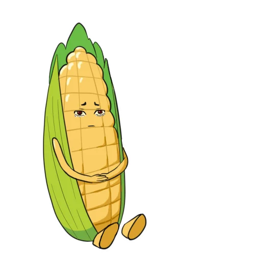 Telegram stiker «Кукуруза» 😢