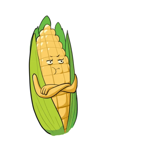 Telegram Sticker «Кукуруза» ☹️
