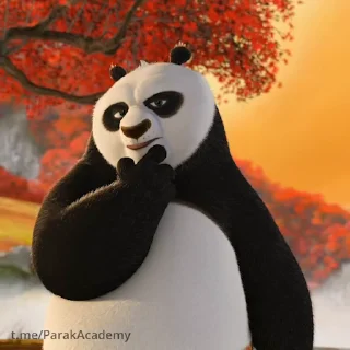 Эмодзи Кунг-фу панда  🤔
