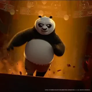 Эмодзи Кунг-фу панда 💪