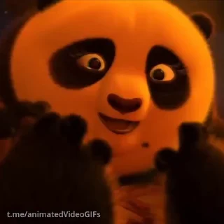 Кунг-фу панда stiker 🥹