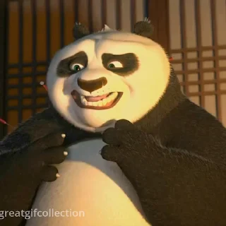 Кунг-фу панда stiker ☺️