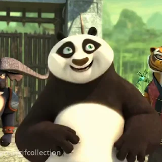 Кунг-фу панда sticker 😂