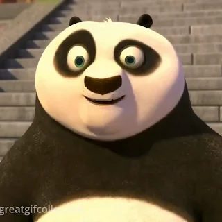 Стикер Кунг-фу панда  😈