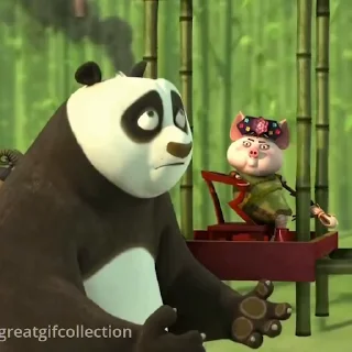 Стикер Кунг-фу панда  😔