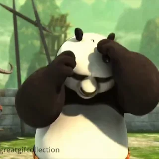 Кунг-фу панда stiker 😡