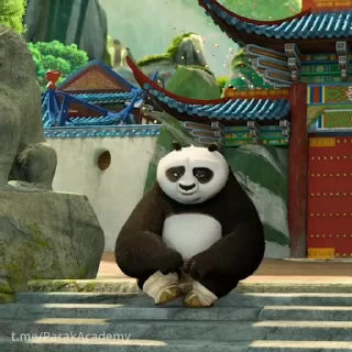 Эмодзи Кунг-фу панда 😨