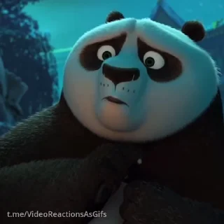 Эмодзи Кунг-фу панда 😞