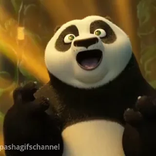 Эмодзи Кунг-фу панда  🥹