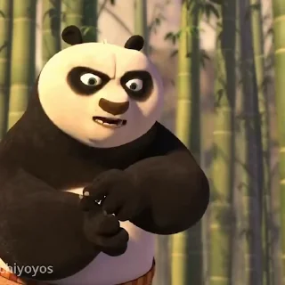 Стикер Кунг-фу панда  😠