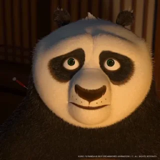 Эмодзи Кунг-фу панда 😜