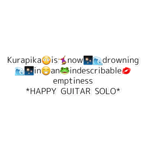 Kuparika is Now Drowning In... emoji ⛓
