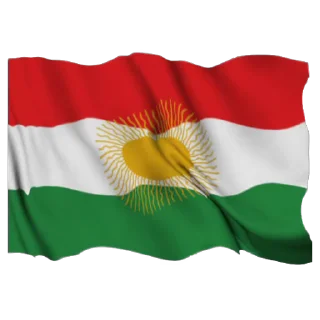 Эмодзи Kurdistan Flag 3D ☀️