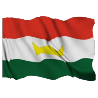 Эмодзи Kurdistan Flag 3D ☀️