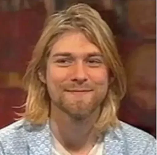 Эмодзи Kurt Cobain 🙂