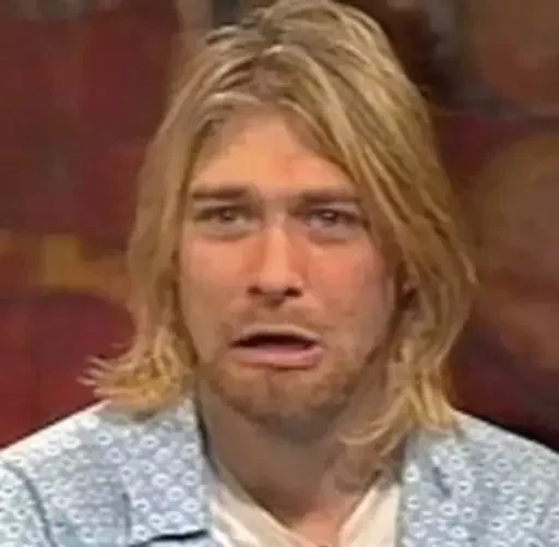 Эмодзи Kurt Cobain 😖