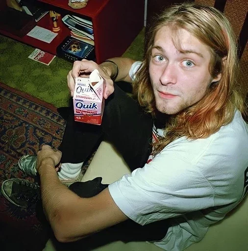 Эмодзи Kurt Cobain 😉