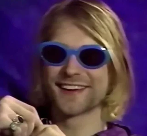 Стікер Kurt Cobain 😂