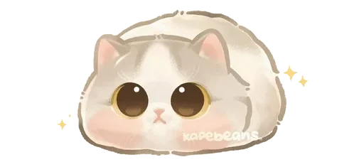 Стікер Telegram «Kapebeans cat's» 🥺