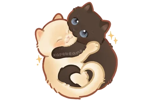 Kapebeans cat's emoji ❤️