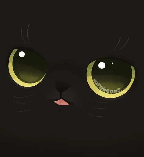 Kapebeans cat's  emoji 😏
