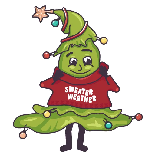 Christmas tree emoji 🤗