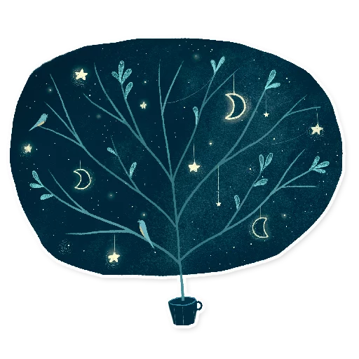 Starlight Night sticker 🌳