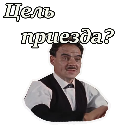 Telegram Sticker «Кавказская пленница » ☺️