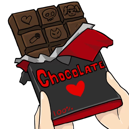 Стікер Telegram «kawaiimetal» 🍫