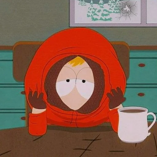 Эмодзи South Park::Kenny McCormick;; 🏵️