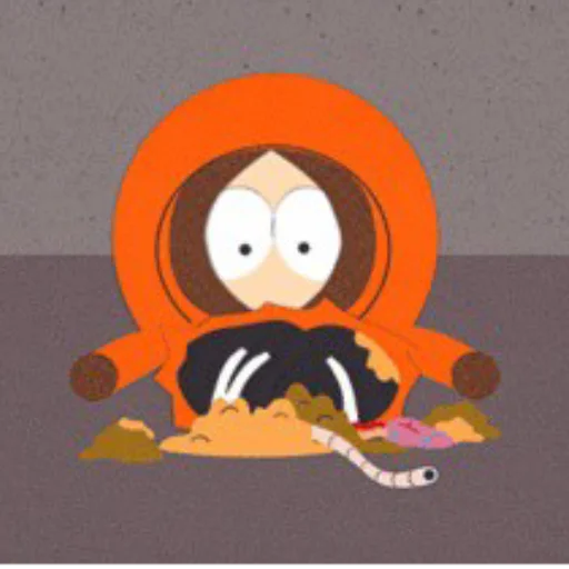South Park::Kenny McCormick;; emoji 🏵️