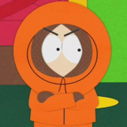 Стікер Telegram «South Park::Kenny McCormick;;» 🏵️