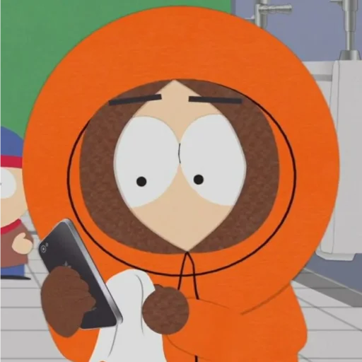 Telegram stiker «South Park::Kenny McCormick;;» 🏵