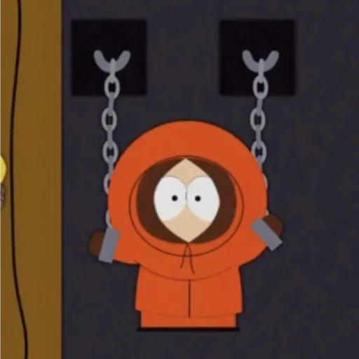 Telegram Sticker «South Park::Kenny McCormick;;» 🏵
