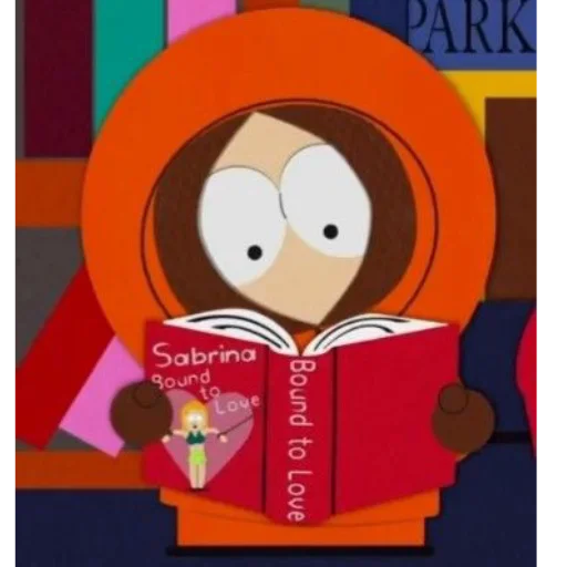 Telegram Sticker «South Park::Kenny McCormick;;» 🏵