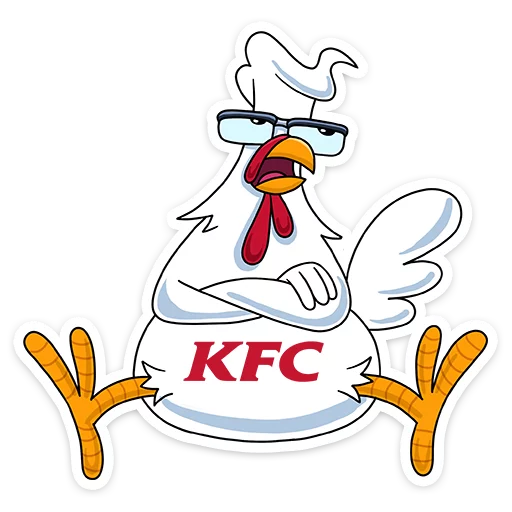 Telegram Sticker «KFC» 😑