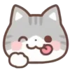 Эмодзи Telegram «cute cat» 🐾