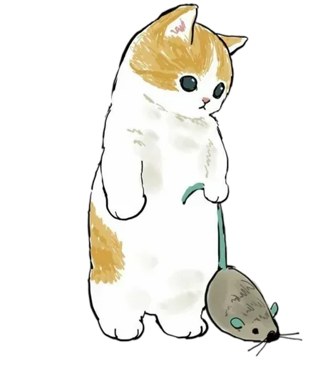 Telegram Sticker «Kittens mofu_sand» 🐀