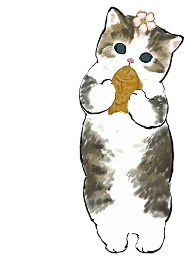 Стикер Telegram «Kittens mofu_sand» 🐟