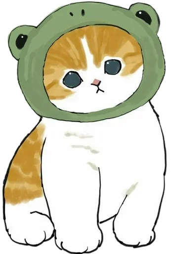 Емодзі Kittens mofu_sand 🐸