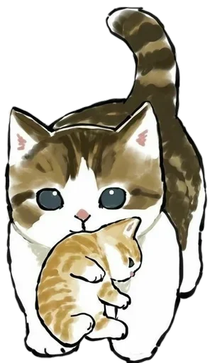 Стикер Telegram «Kittens mofu_sand» 🐱
