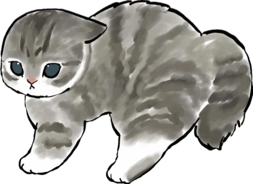 Kittens mofu_sand sticker 😾