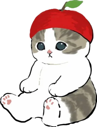 Стикер Kittens mofu_sand 🍎