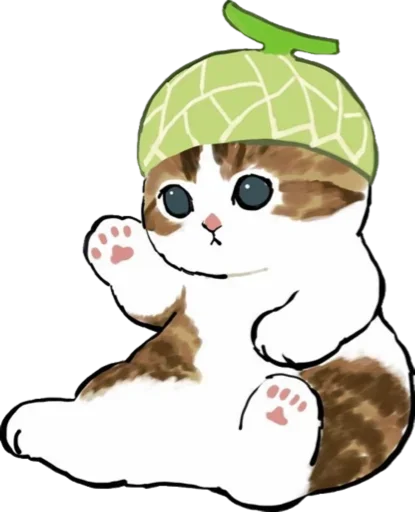 Стикер Kittens mofu_sand 🍈