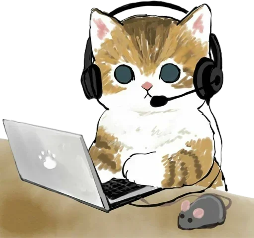 Стикер Telegram «Kittens mofu_sand» 🧑‍💻